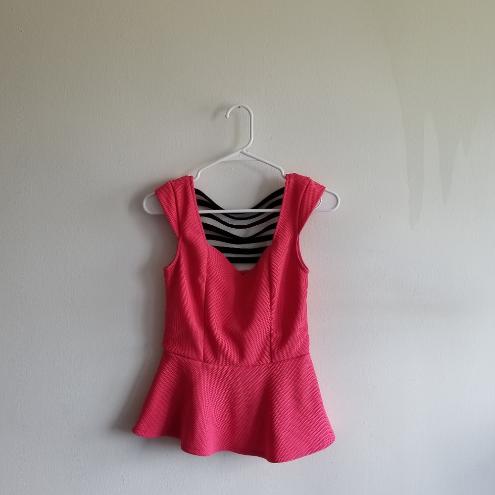 Studio Y flare pink top